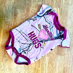 Baby Girl Realtree Hunting Onesie